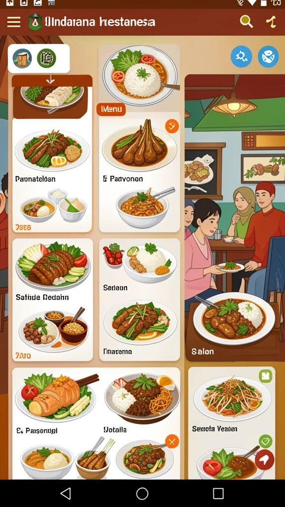 Tampilan antarmuka utama yang menarik dan intuitif.