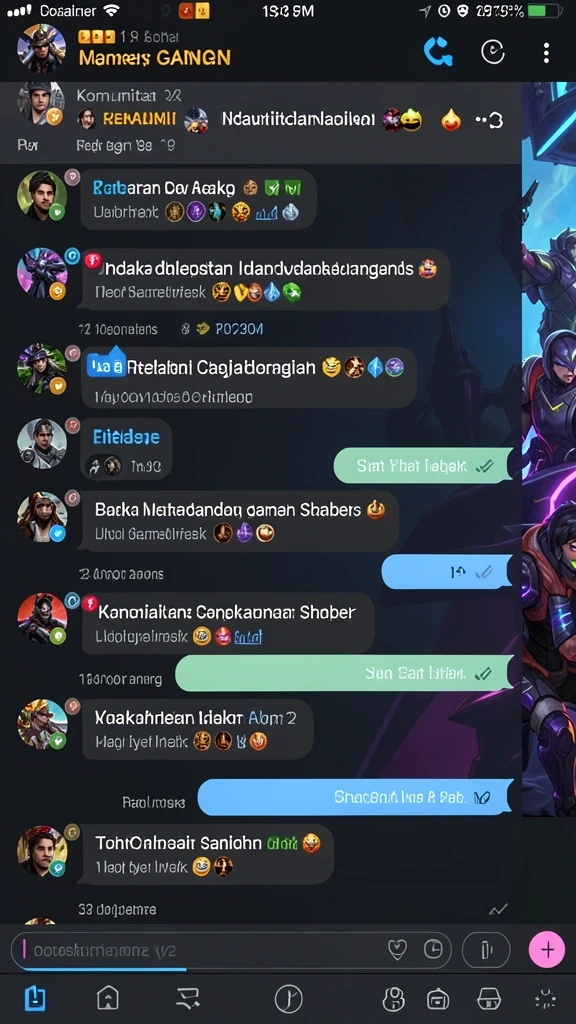 Tangkapan layar menampilkan momen menegangkan saat melawan musuh.