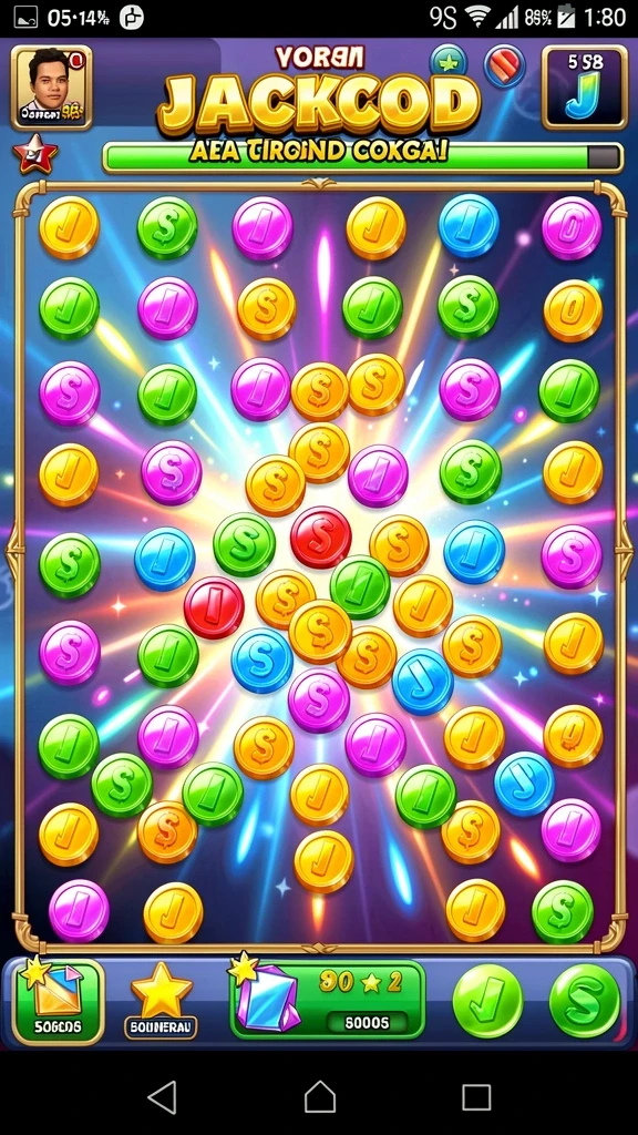 Tangkapan layar memperlihatkan level baru dengan tantangan menarik.