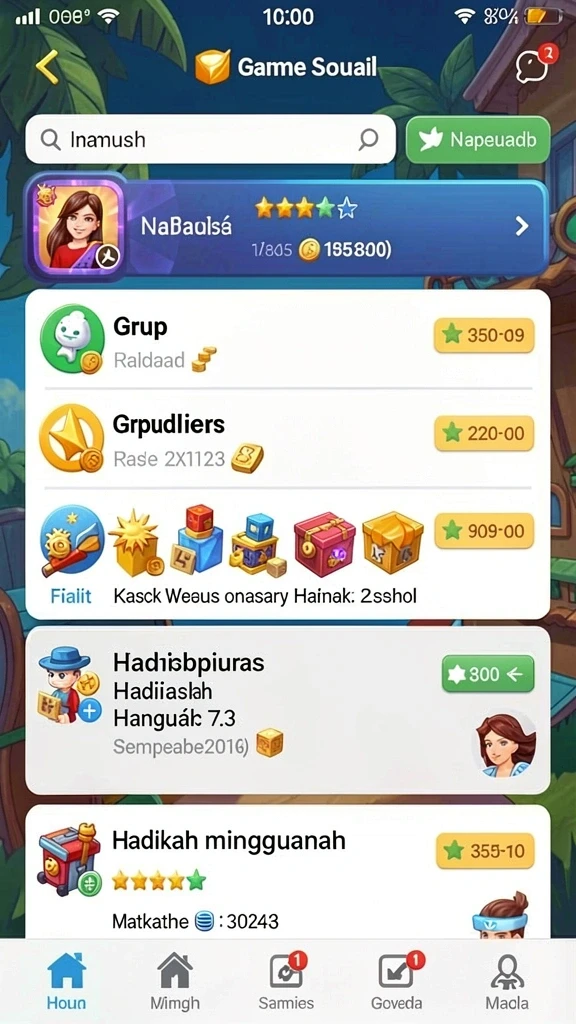 Tampilan awal game yang memukau.