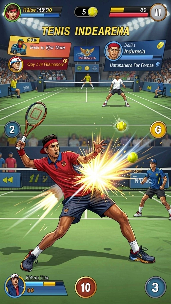 Visual menawan dari dunia fantasi yang dijelajahi.