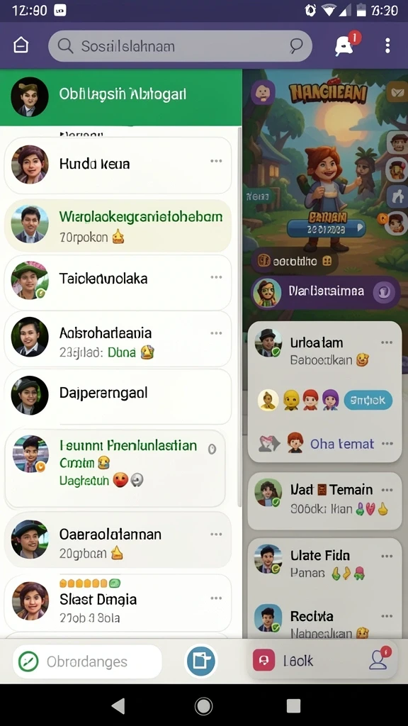 Tampilan utama aplikasi ASIKTOTO yang menarik.