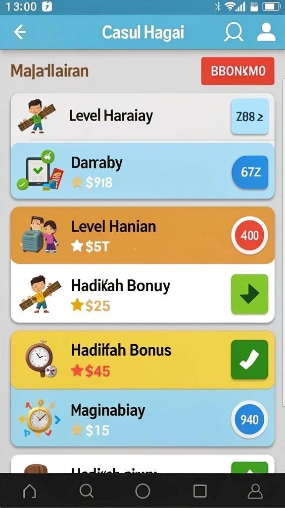 Tampilan utama aplikasi BIG77 yang menarik dan ramah pengguna.