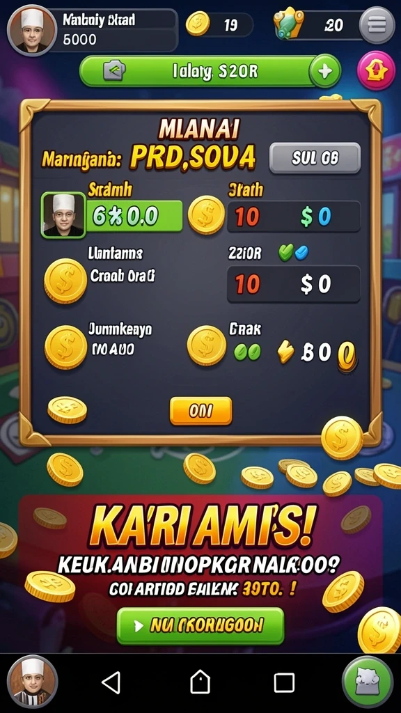 Fitur bonus harian yang menguntungkan bagi pengguna.