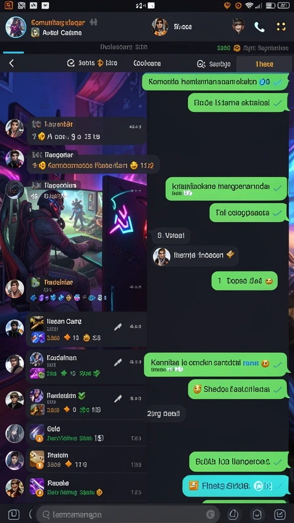 Karakter unik dalam F200M yang dapat dimainkan.