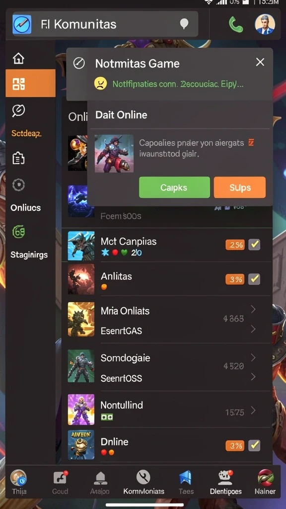 Fitur multiplayer yang memungkinkan interaksi antar pemain.