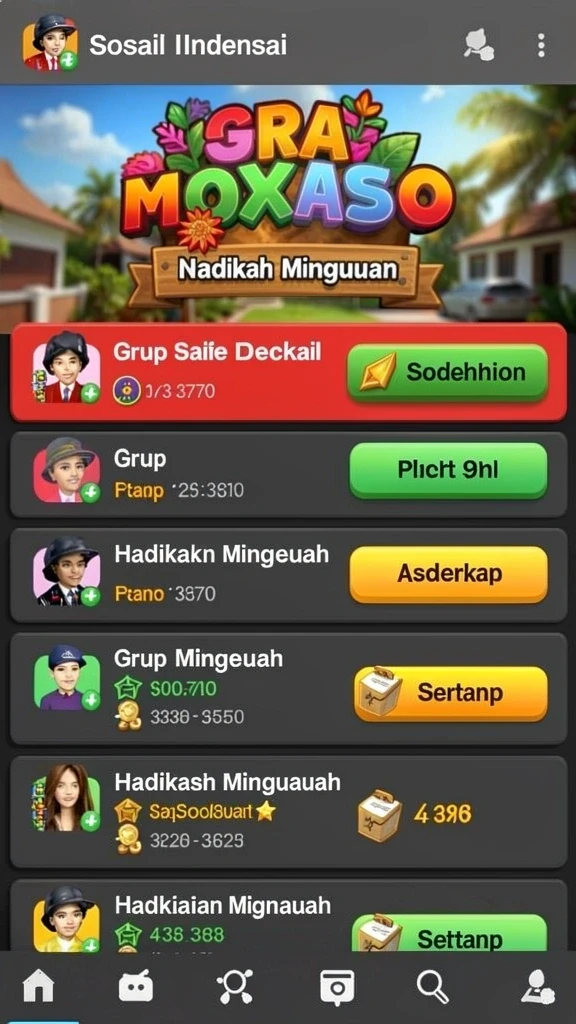 Level yang menantang untuk mengasah keterampilan bermain.