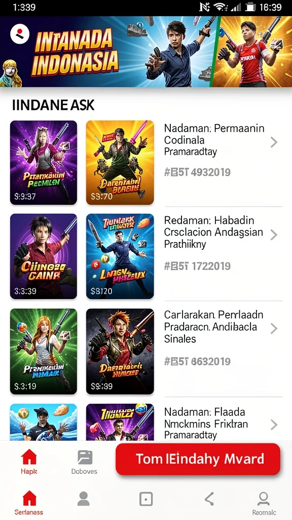 Tangkapan layar menunjukkan tampilan antarmuka permainan yang menarik.