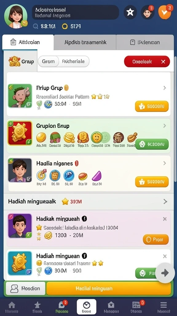 Bergabunglah dengan teman-teman dalam permainan seru ini.