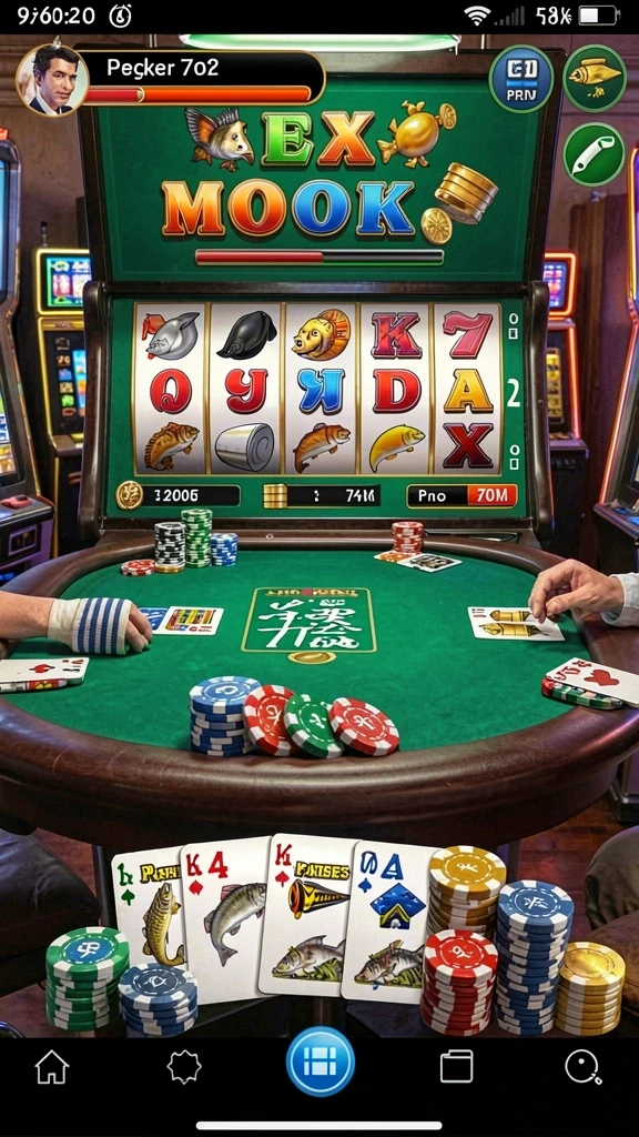 Tampilan menu game yang intuitif dan ramah pengguna.