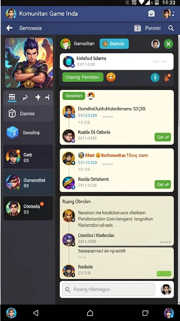 Tampilan grafis yang memukau dari HQ777.