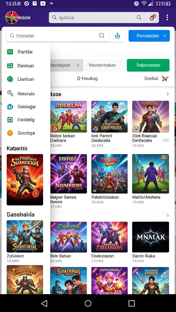 Fitur live chat untuk berbagi pengalaman dengan pemain lain.