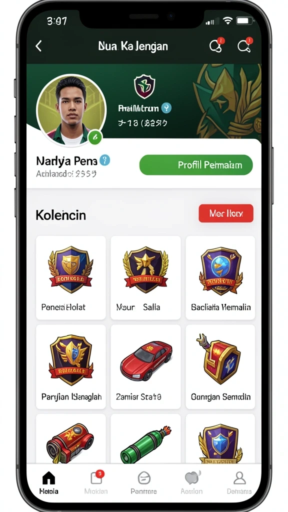Tampilan antarmuka yang sederhana dan menarik.