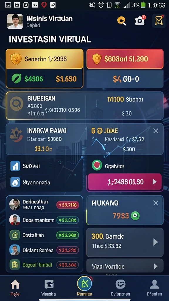 Screenshot dari mode permainan yang penuh aksi.