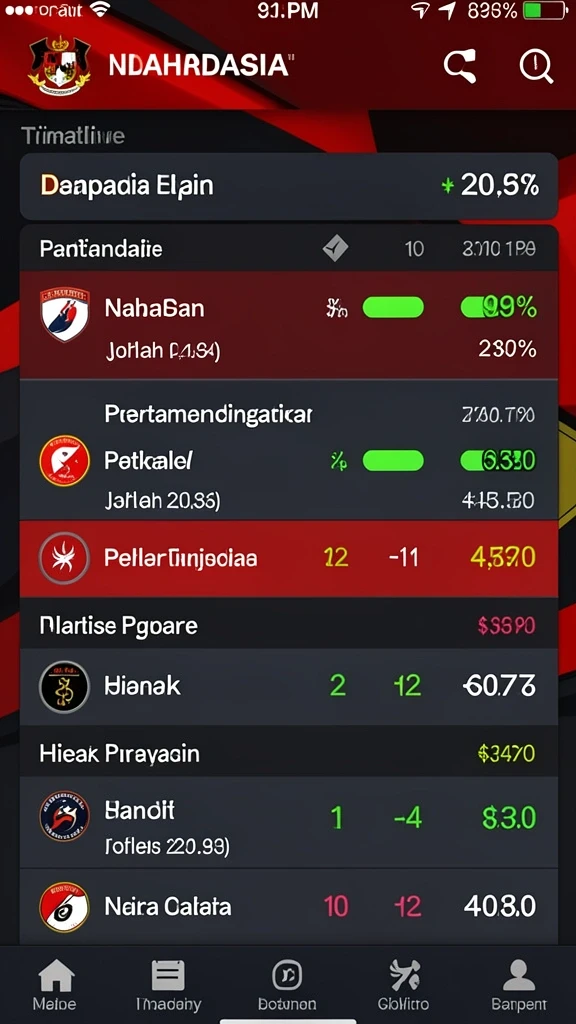 Mode multiplayer yang memungkinkan bersaing dengan pemain lain.