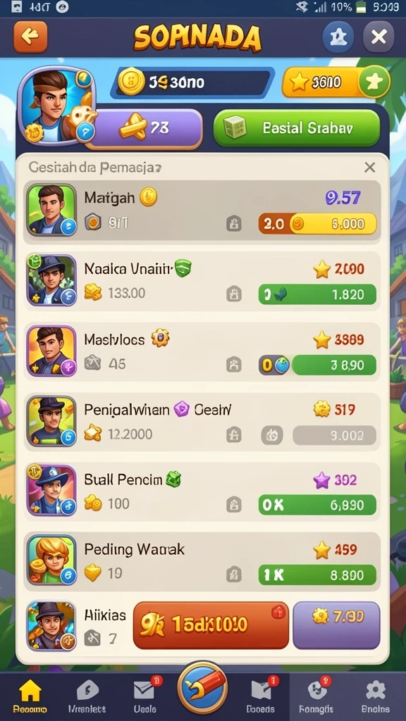 Screenshot fitur komunitas MANDALA77.