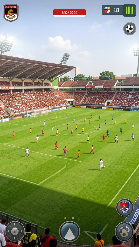 Beragam permainan menarik yang tersedia di aplikasi.