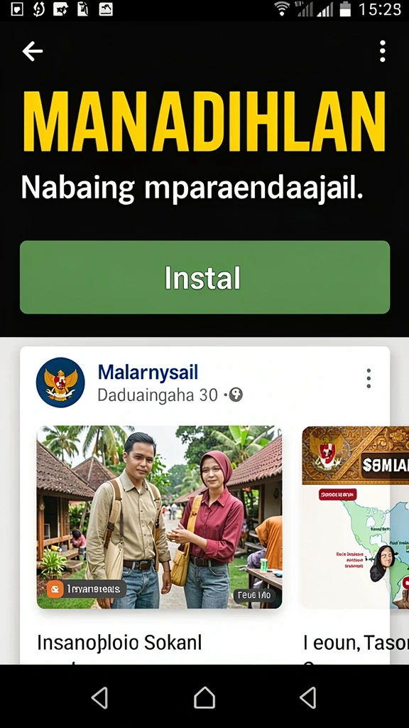 Gambar tampilan awal MLBB8 yang menarik.