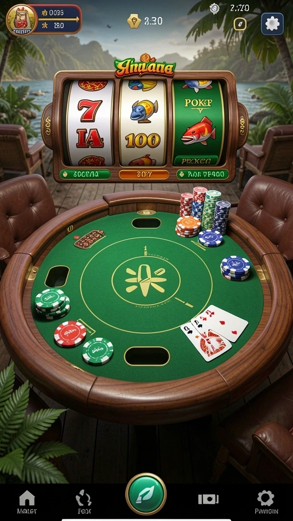 Pengguna sedang menikmati permainan slot dengan tema yang colorful.