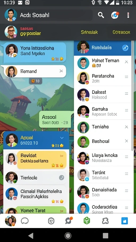 Screenshot menampilkan tampilan antarmuka pengguna yang intuitif.
