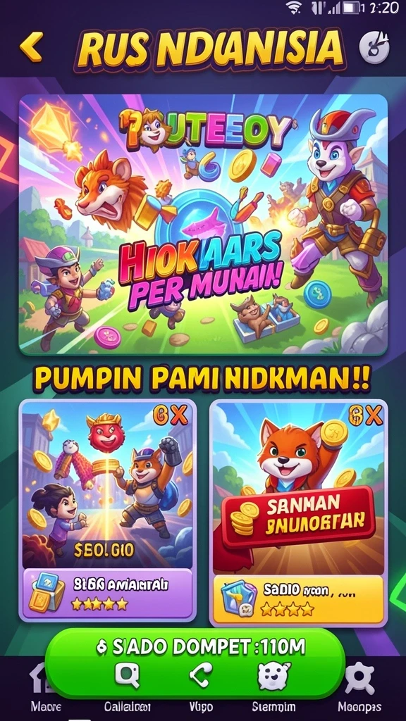 Tampilan antarmuka yang menarik dan user-friendly.