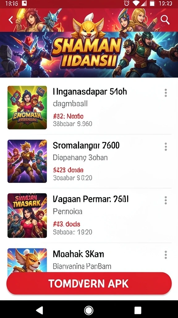 Pilihan permainan yang beragam dan mengasyikkan.