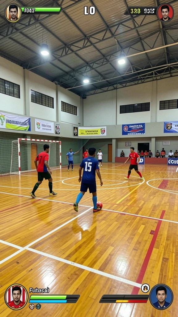 Tampilan awal permainan yang menarik dan interaktif.