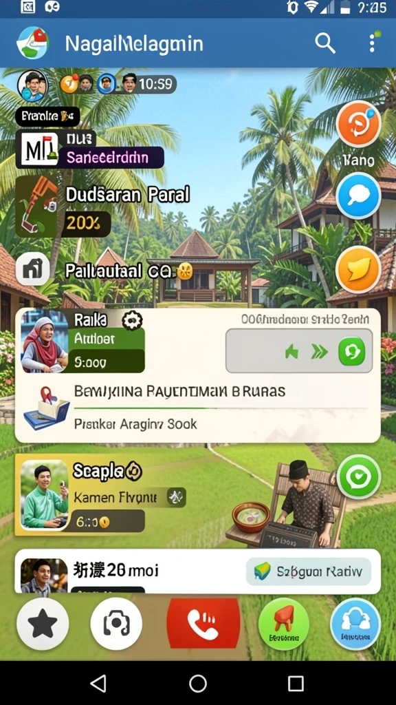 Gambaran aksi seru dari gameplay yang mendebarkan.