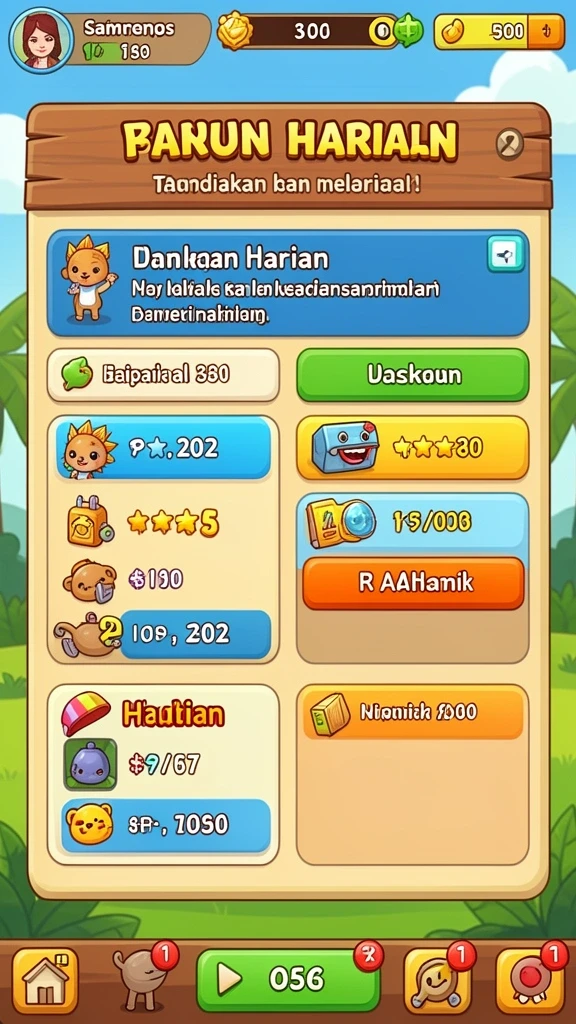 Tampilan antarmuka yang user-friendly.