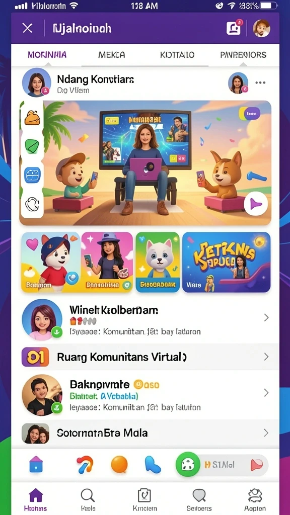 Beragam karakter lucu siap menemani petualangan Anda.