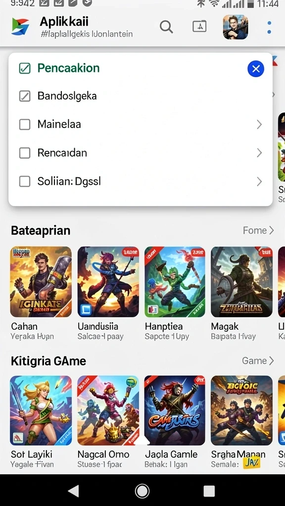 Tampilan antarmuka yang mudah digunakan dan menarik.