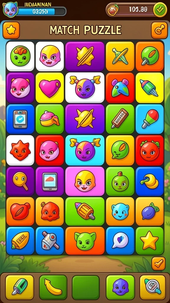 Tampilan antarmuka utama game V87 yang menarik.