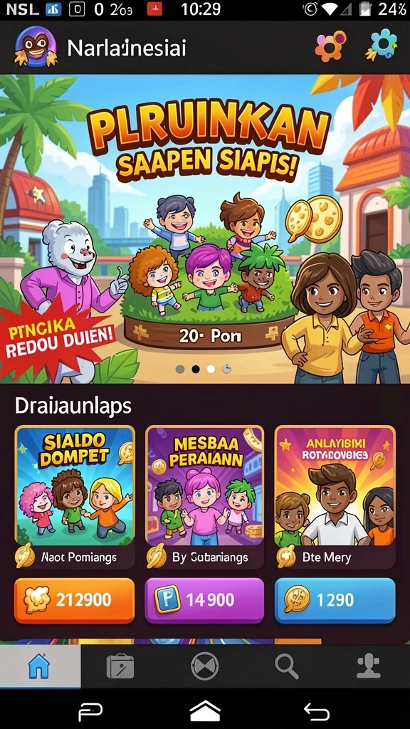 Tampilan antarmuka yang menarik dan mudah digunakan.