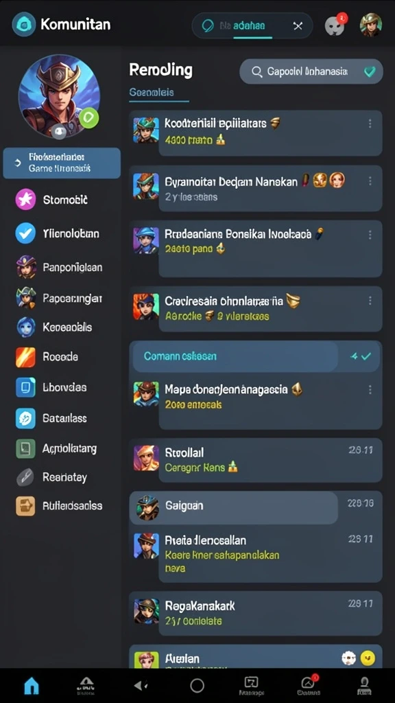 Tantangan menarik di setiap level yang dihadapi.